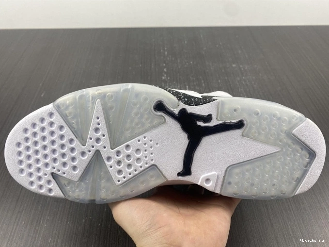Cheap TB 6 Jordan 384664-101 Oreo Retro 0718